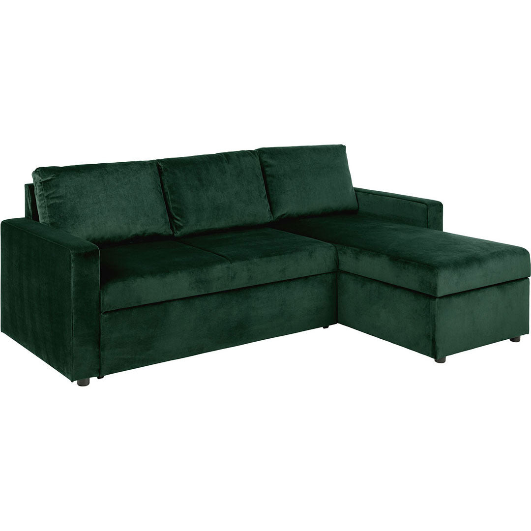 Oxford sovesofa med chaiselong med opbevaring vendbar 218 x 84 cm