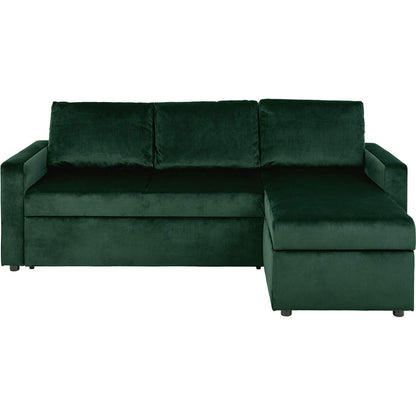 Oxford sovesofa med chaiselong med opbevaring vendbar 218 x 84 cm