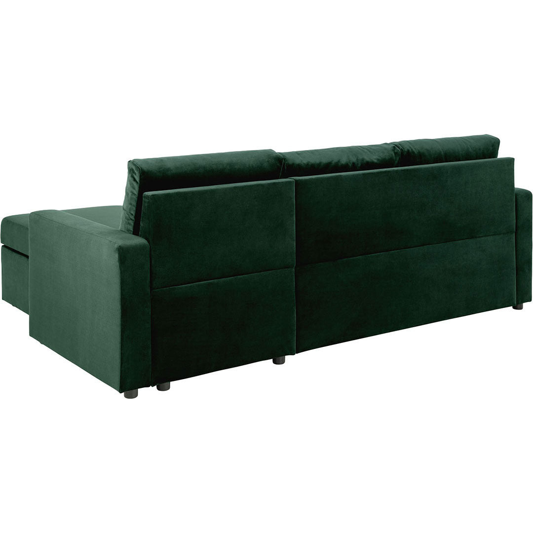 Oxford sovesofa med chaiselong med opbevaring vendbar 218 x 84 cm