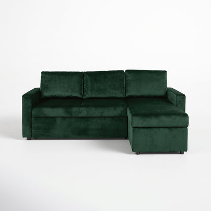 Oxford sovesofa med chaiselong med opbevaring vendbar 218 x 84 cm