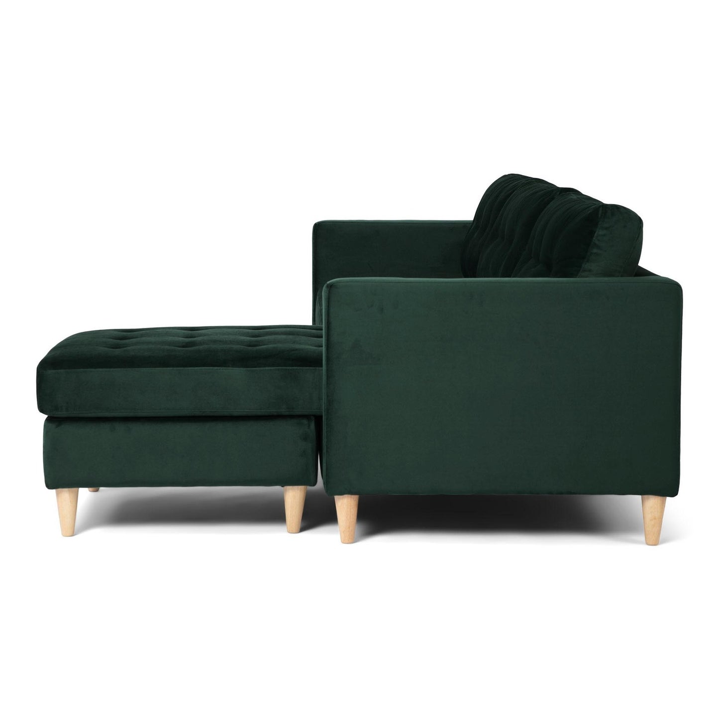 Oxford sovesofa med chaiselong med opbevaring vendbar 218 x 84 cm