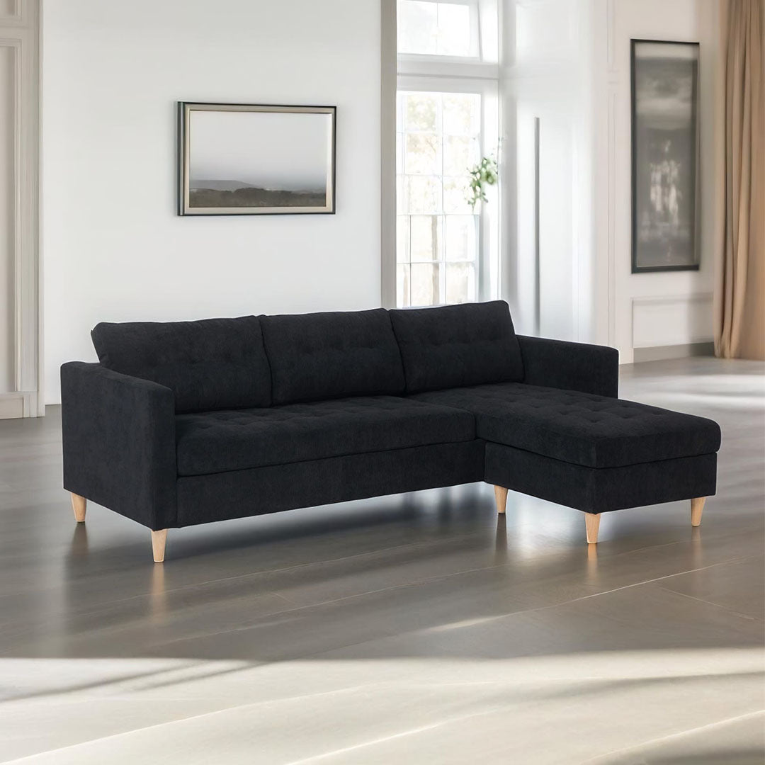 New Orleans sofa med chaiselong venstrevendt 219 x 80 cm
