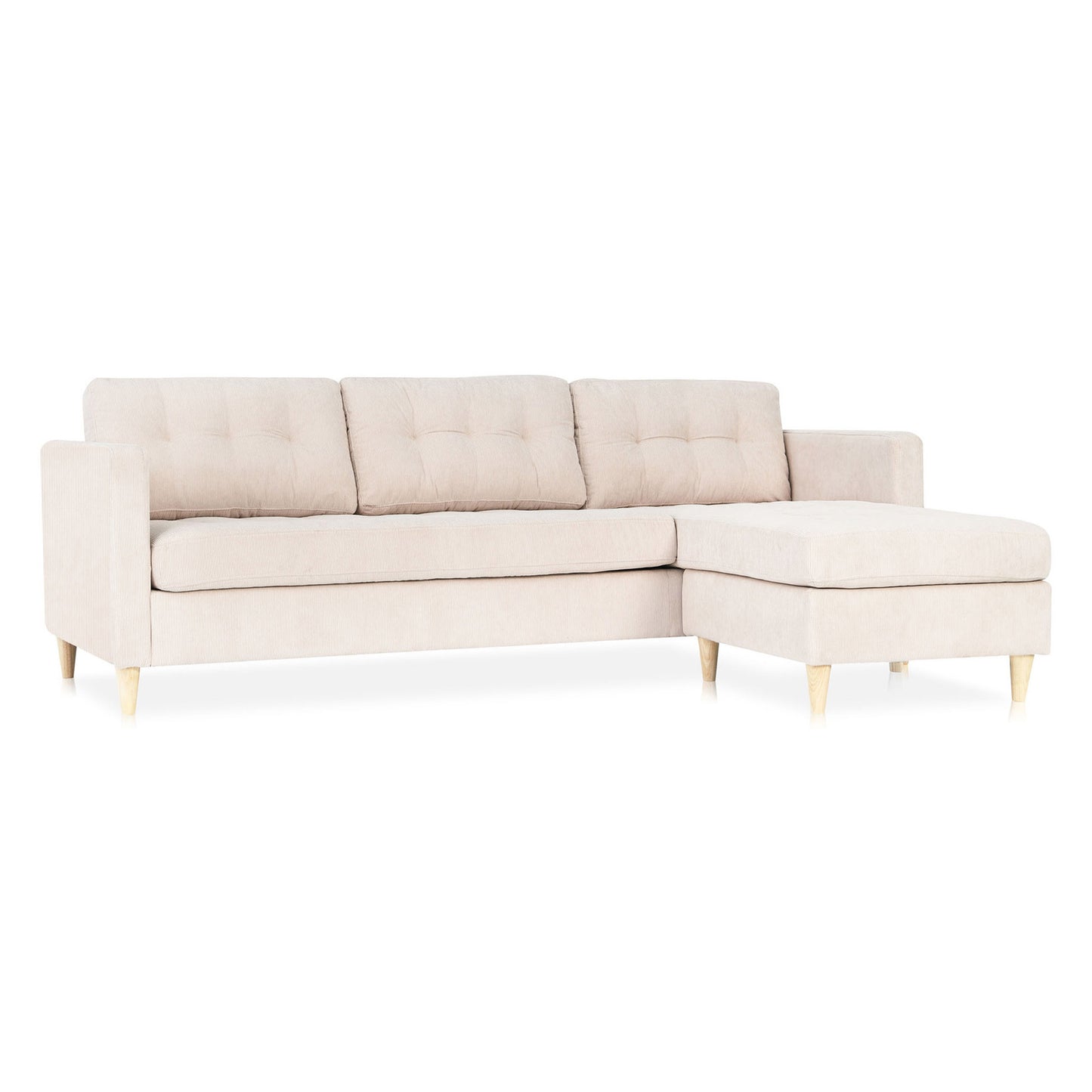 New Orleans sofa med chaiselong venstrevendt 219 x 80 cm