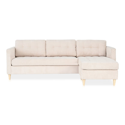 New Orleans sofa med chaiselong venstrevendt 219 x 80 cm