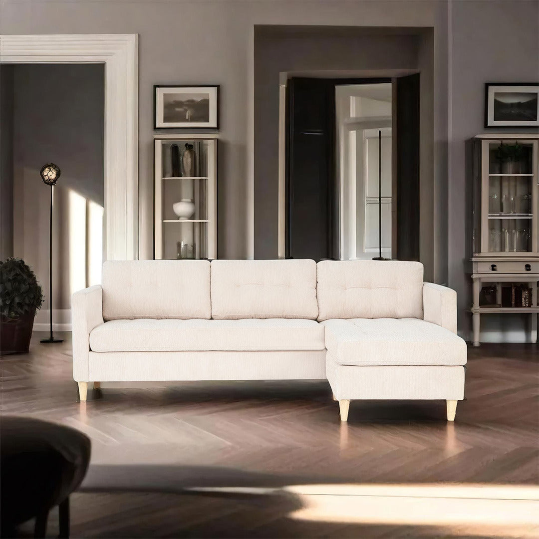 New Orleans sofa med chaiselong venstrevendt 219 x 80 cm