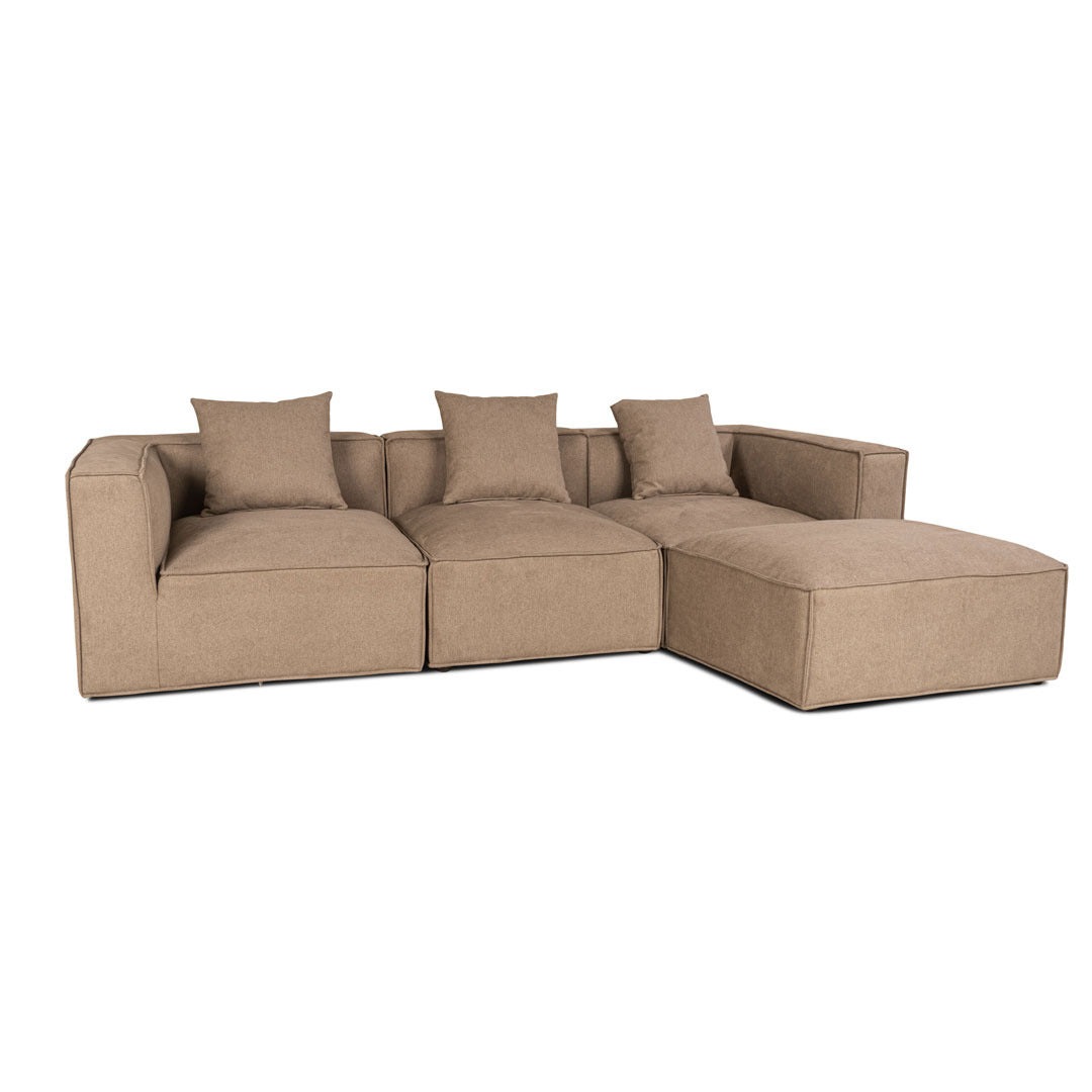 Madrid sofa med chaiselong højrevendt 256 x 65 cm