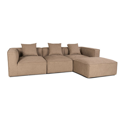 Madrid sofa med chaiselong højrevendt 256 x 65 cm