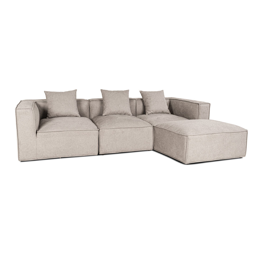Madrid sofa med chaiselong højrevendt 256 x 65 cm