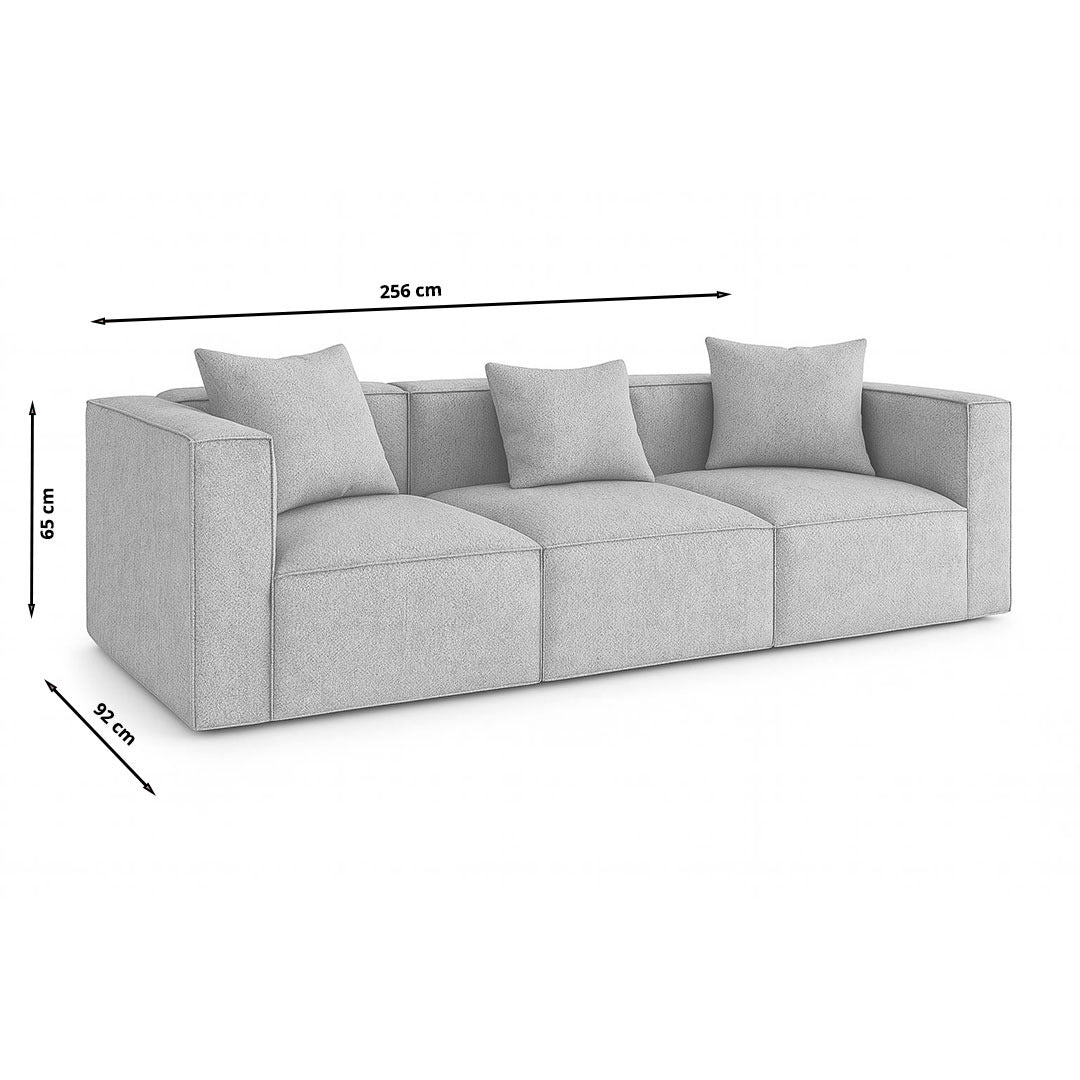 Madrid 3-personers sofa 256 x 65 cm