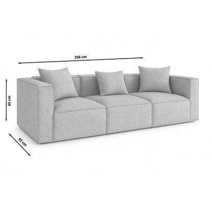 Madrid 3-personers sofa 256 x 65 cm