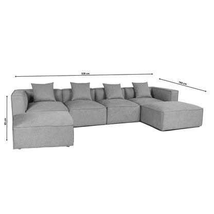 Madrid sofa med chaiselong