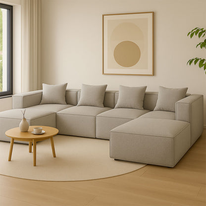 Madrid sofa med chaiselong