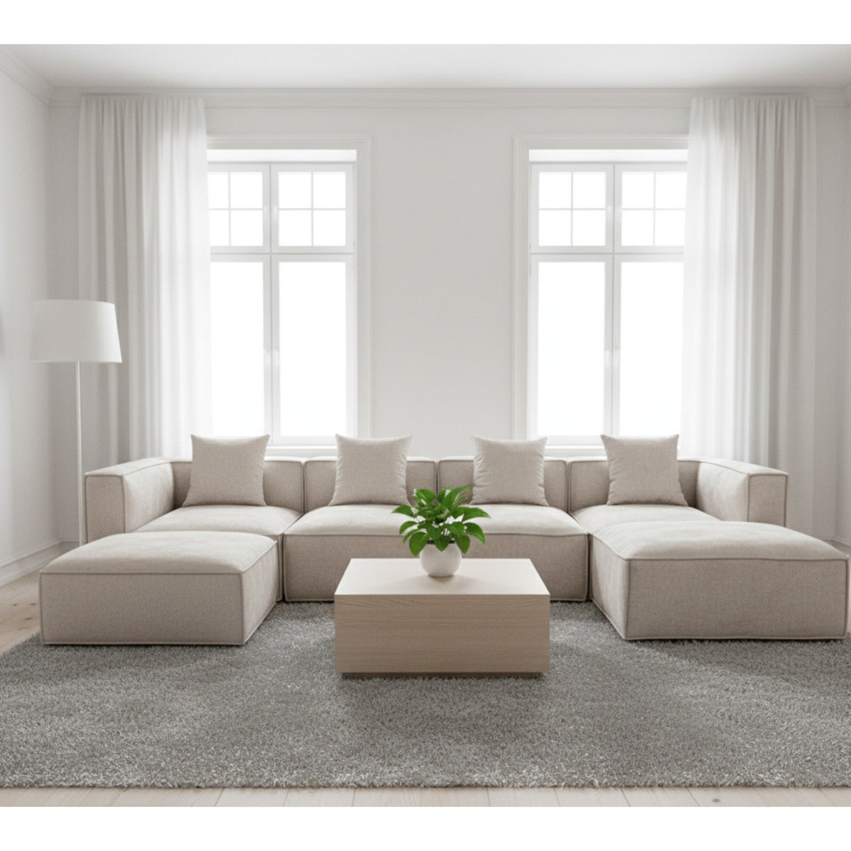 Madrid sofa med chaiselong