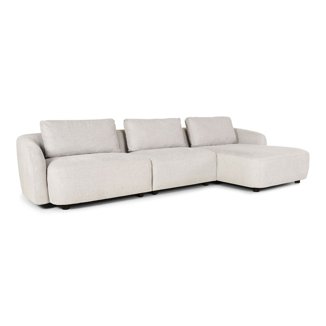 Budapest 2-personers sofa med chaiselong højrevendt 162 x 312 cm