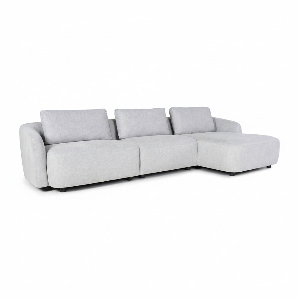 Budapest 2-personers sofa med chaiselong højrevendt 162 x 312 cm