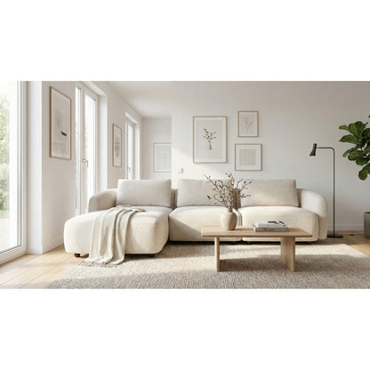Budapest 2-personers sofa med chaiselong venstrevendt 162 x 312 cm