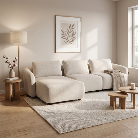 Budapest 2-personers sofa med chaiselong venstrevendt 162 x 312 cm