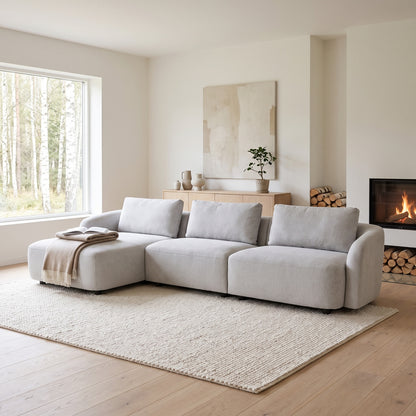 Budapest 2-personers sofa med chaiselong venstrevendt 162 x 312 cm