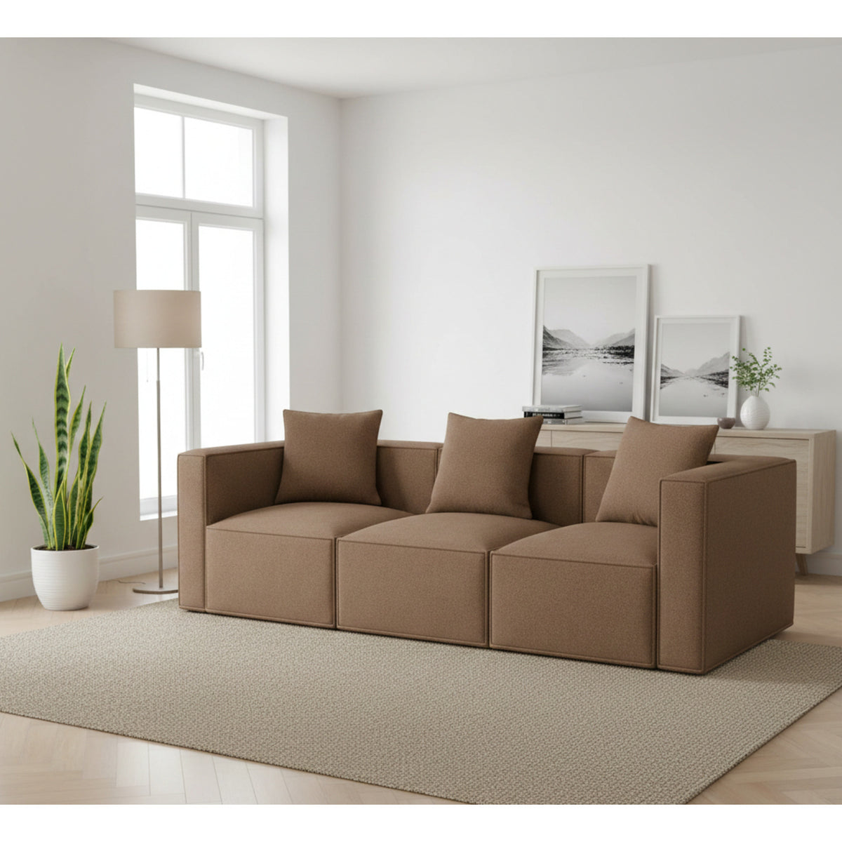 Madrid 3-personers sofa 256 x 65 cm