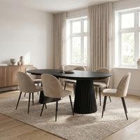 Sort/Fløjlsbeige