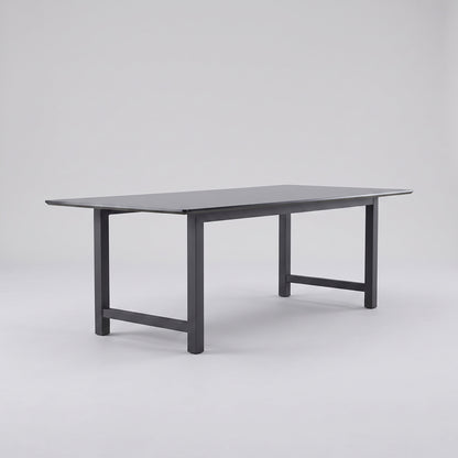 Lissabon spisebord 100 x 220 cm i sort