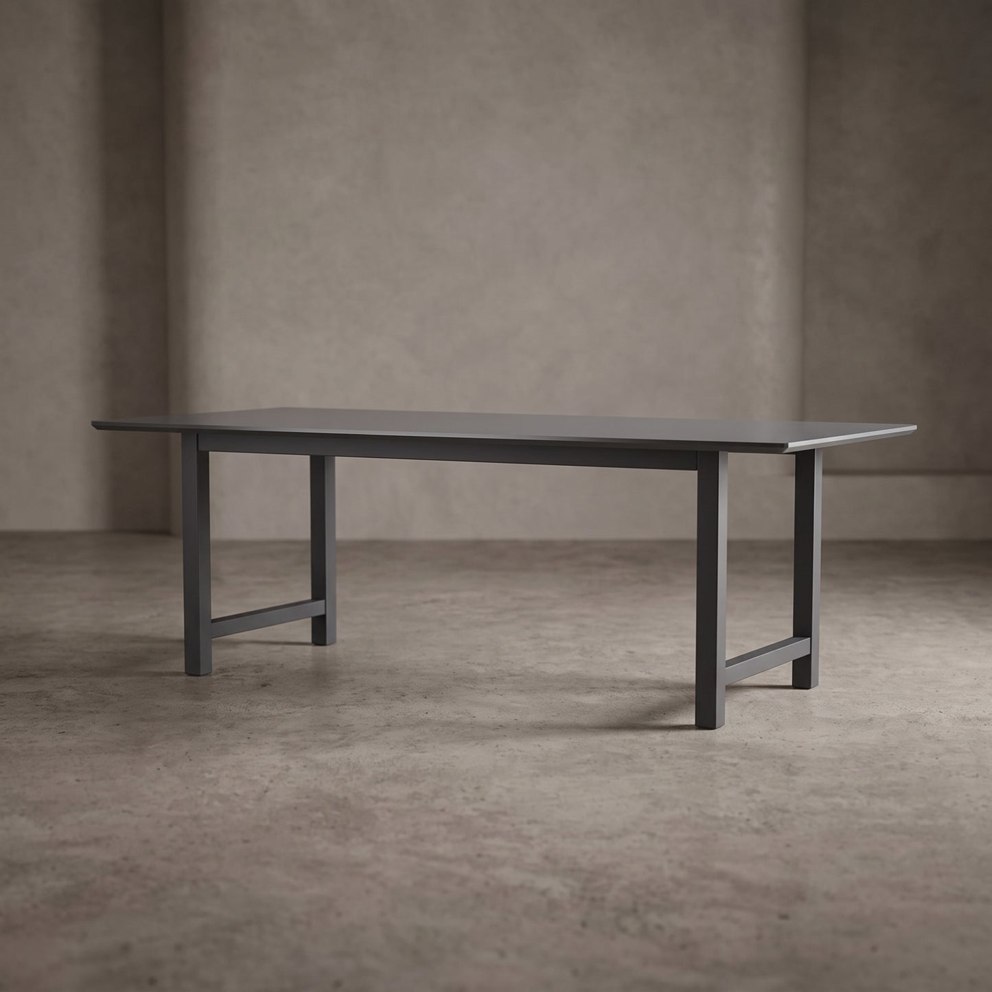 Lissabon spisebord 100 x 220 cm i sort