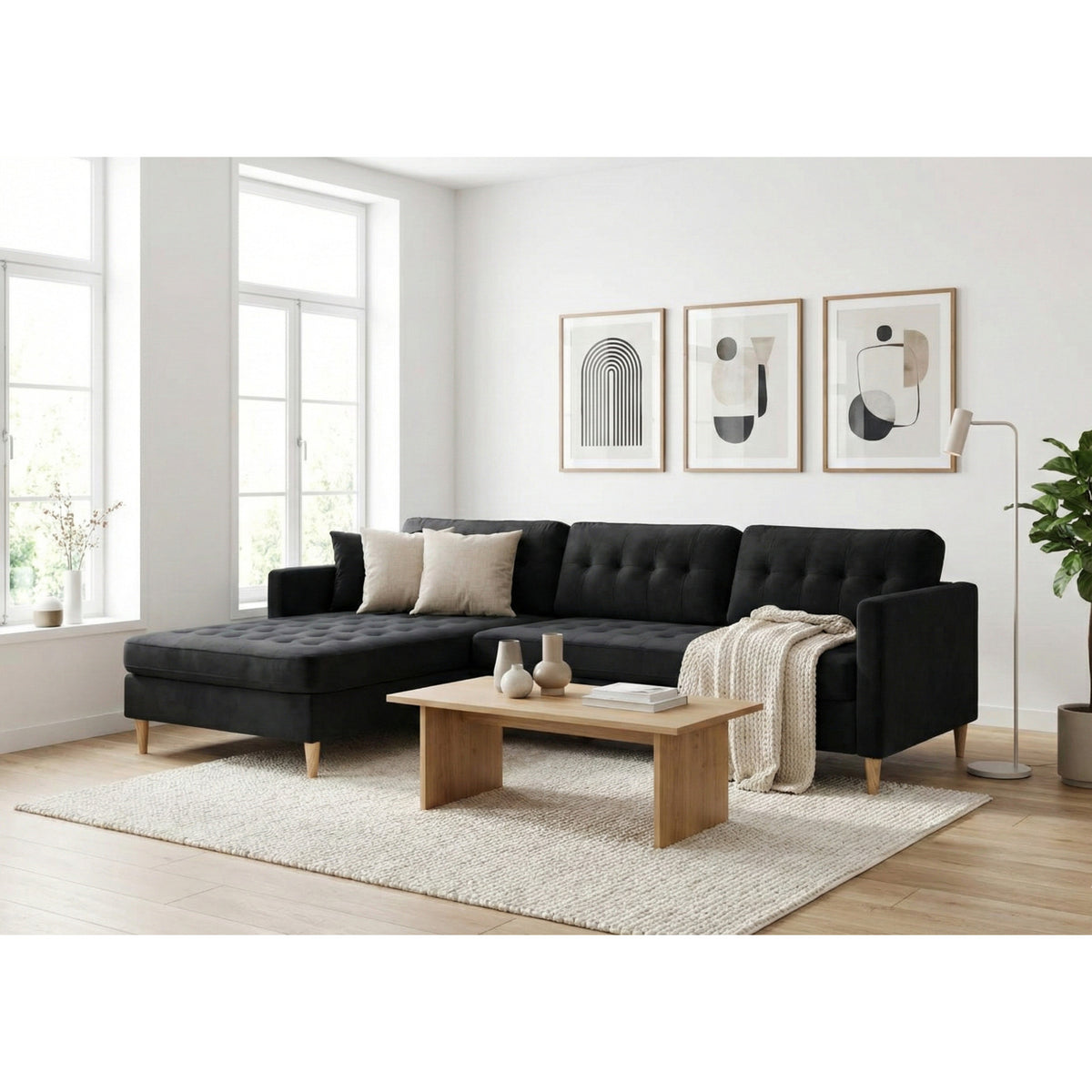 New Orleans chaiselongsofa venstrevendt 290 x 82 cm
