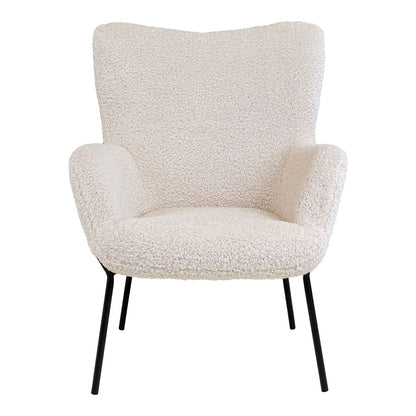 Lænestol Monaco, polyester/stof og metal