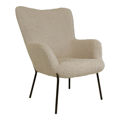 Lænestol Monaco, polyester/stof og metal