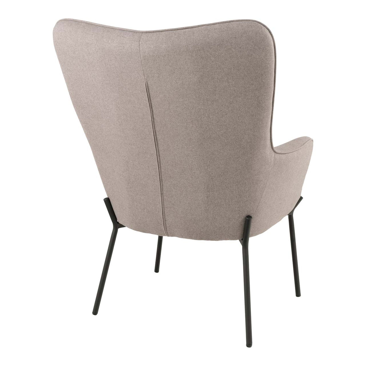 Lænestol Monaco, polyester og metal