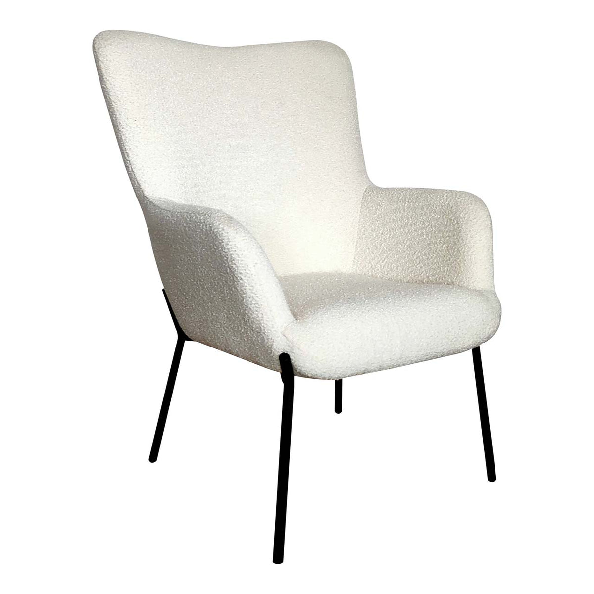Lænestol Monaco, polyester og metal