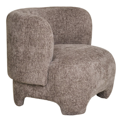 Lænestol New Delhi i beige, polyester, 77 x 79 x 72 cm