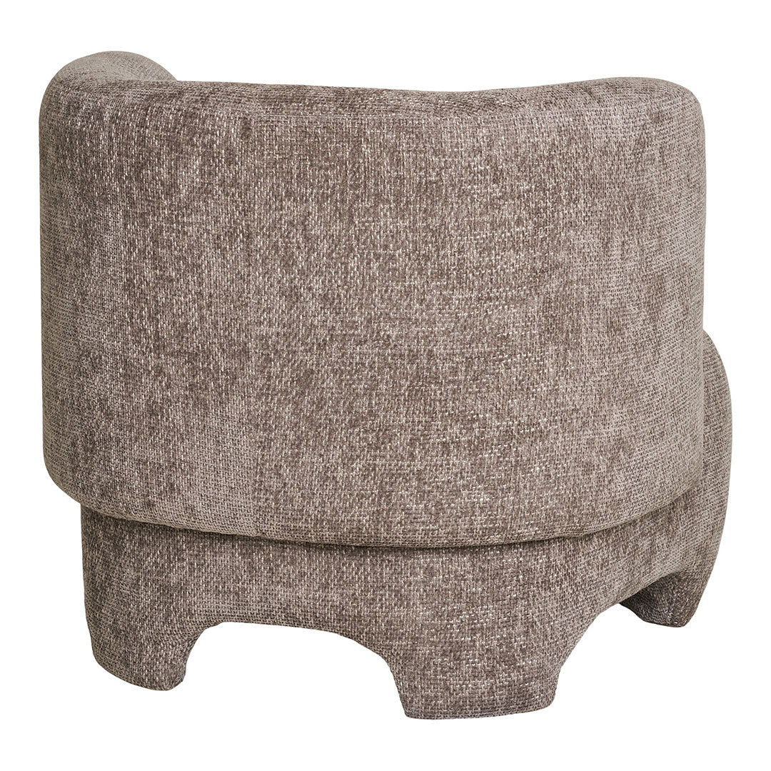 Lænestol New Delhi i beige, polyester, 77 x 79 x 72 cm