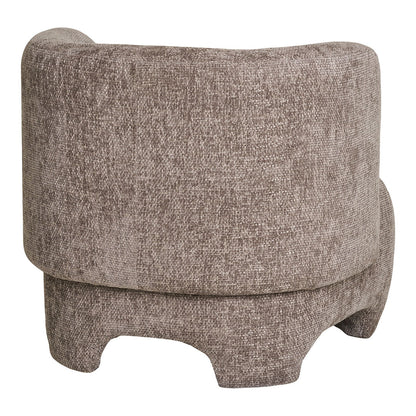 Lænestol New Delhi i beige, polyester, 77 x 79 x 72 cm