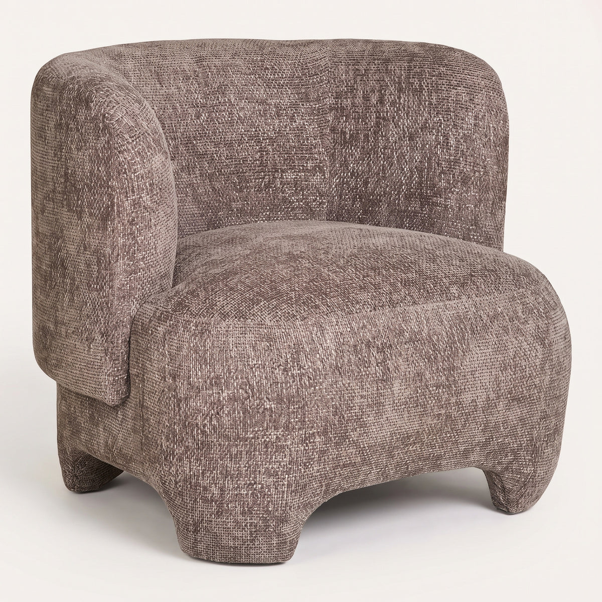 Lænestol New Delhi i beige, polyester, 77 x 79 x 72 cm