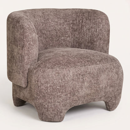 Lænestol New Delhi i beige, polyester, 77 x 79 x 72 cm