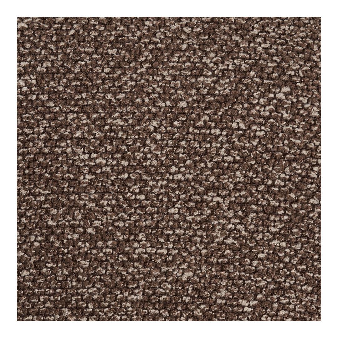 Drejestol Luzern i brun, polyester, 88 x 76 x 90 cm