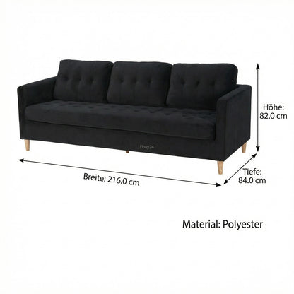 New Orleans 3-personers sofa 216 x 82 cm
