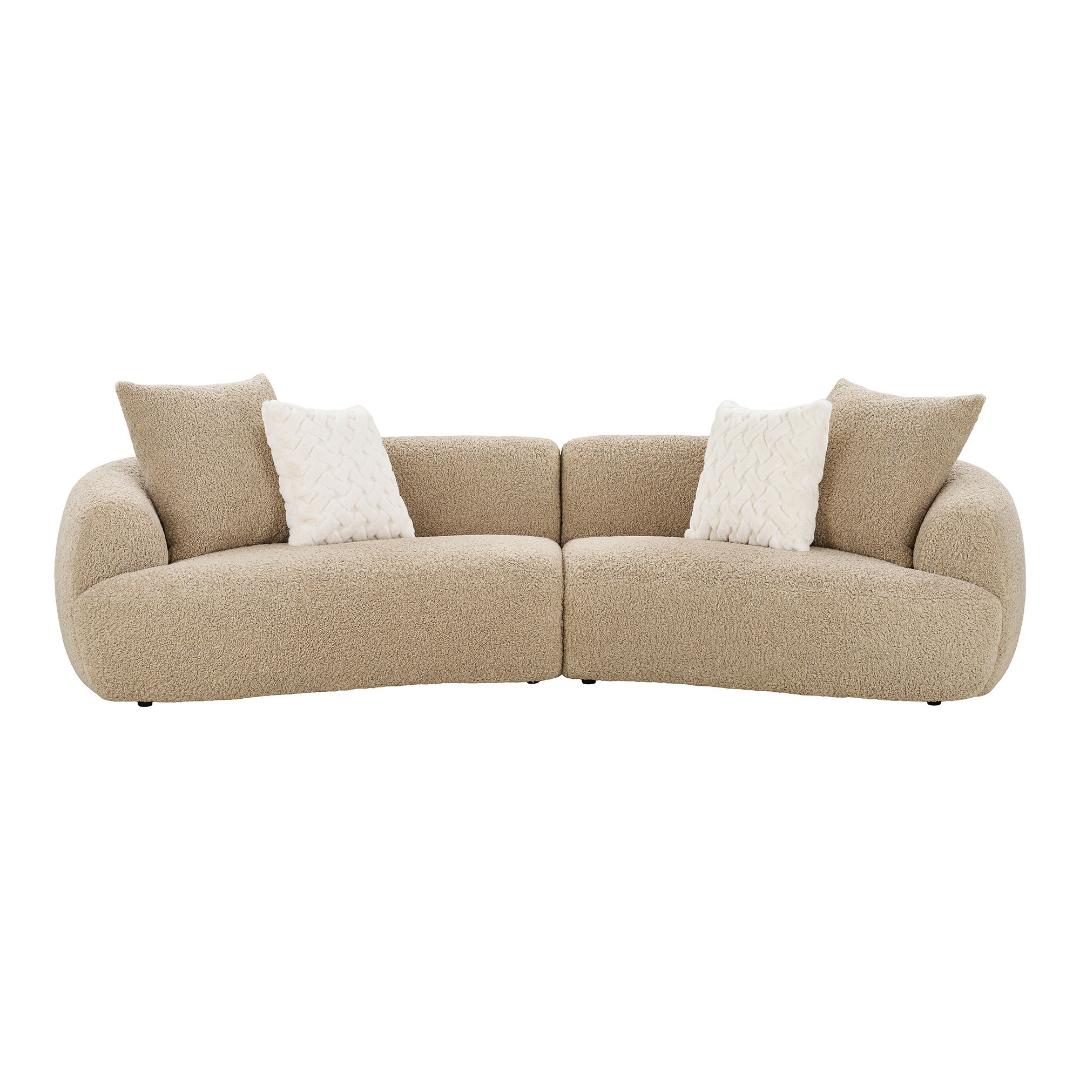 Houston 3-personers sofa 302 x 69 cm i brun