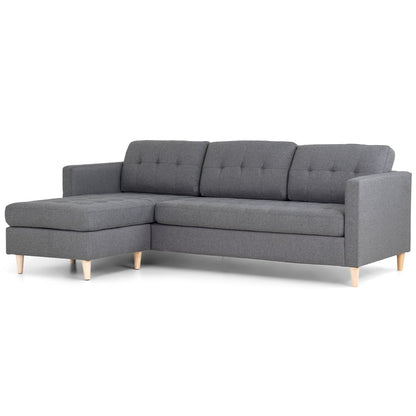 New Orleans sofa med chaiselong venstrevendt 219 x 80 cm