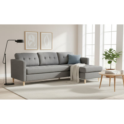 New Orleans sofa med chaiselong venstrevendt 219 x 80 cm