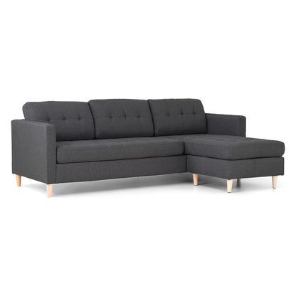 New Orleans sofa med chaiselong venstrevendt 219 x 80 cm
