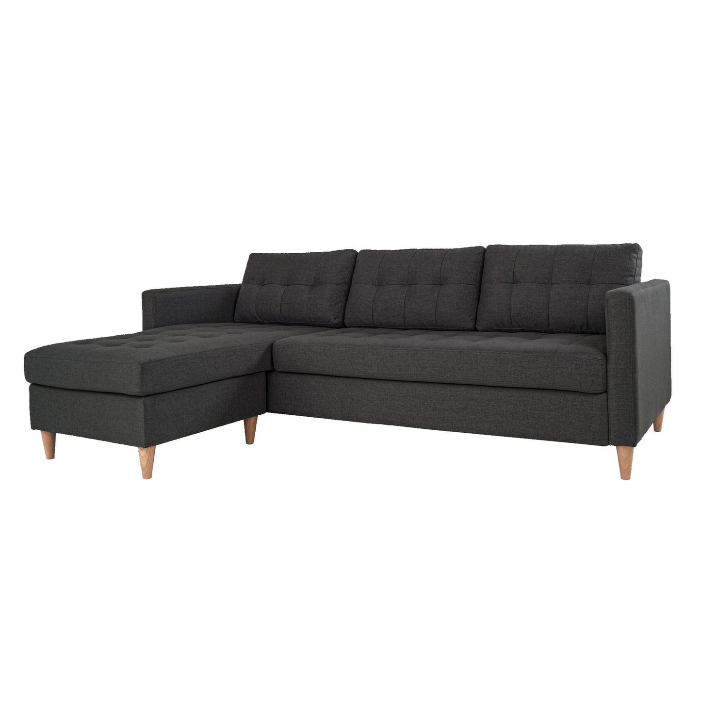 New Orleans sofa med chaiselong venstrevendt 219 x 80 cm