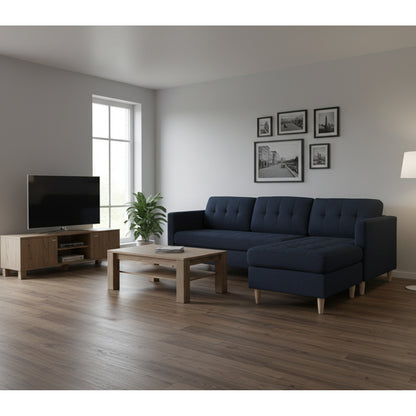 New Orleans sofa med chaiselong venstrevendt 219 x 80 cm