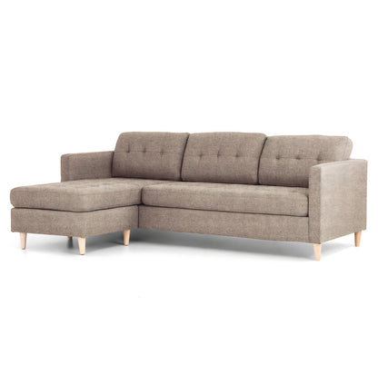 New Orleans sofa med chaiselong venstrevendt 219 x 80 cm