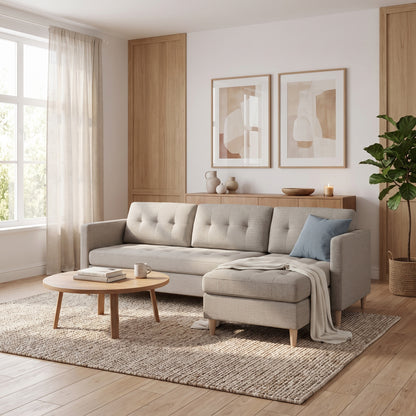 New Orleans sofa med chaiselong venstrevendt 219 x 80 cm