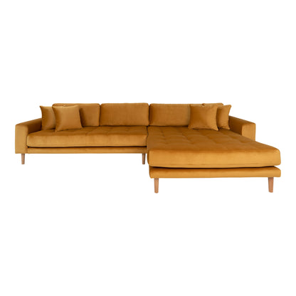 Barcelona hjørnesofa med chaiselong højrevendt 290 x 76 cm