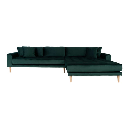 Barcelona hjørnesofa med chaiselong højrevendt 290 x 76 cm