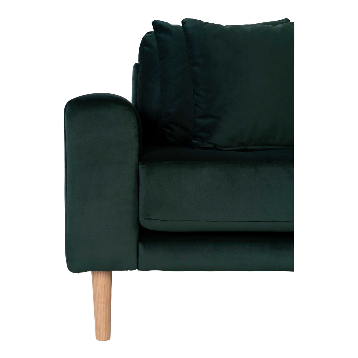 Barcelona hjørnesofa med chaiselong højrevendt 290 x 76 cm