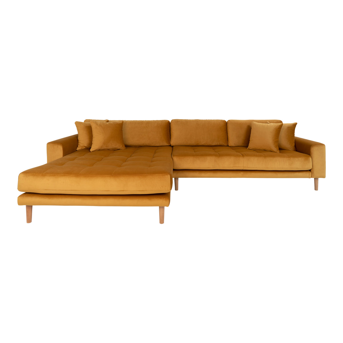Barcelona hjørnesofa med chaiselong venstrevendt 290 x 76 cm